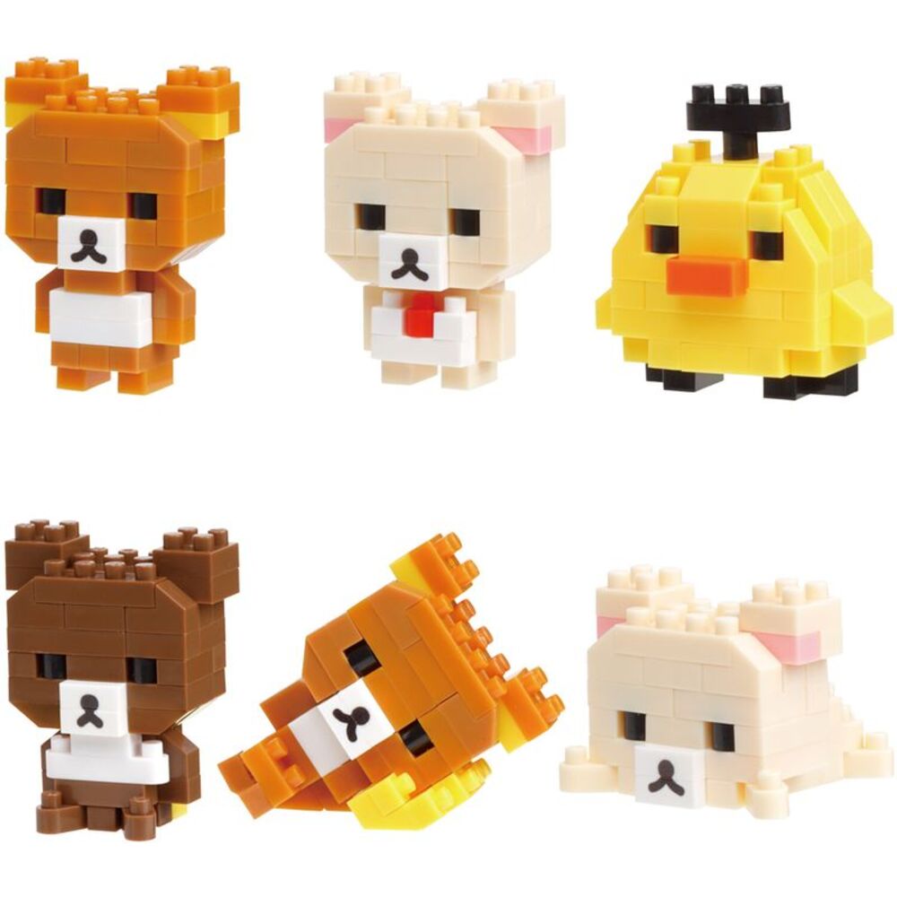 Nanoblock - Rilakkuma - Mininano Blind Box - Characters vol.1 6ct PDQ